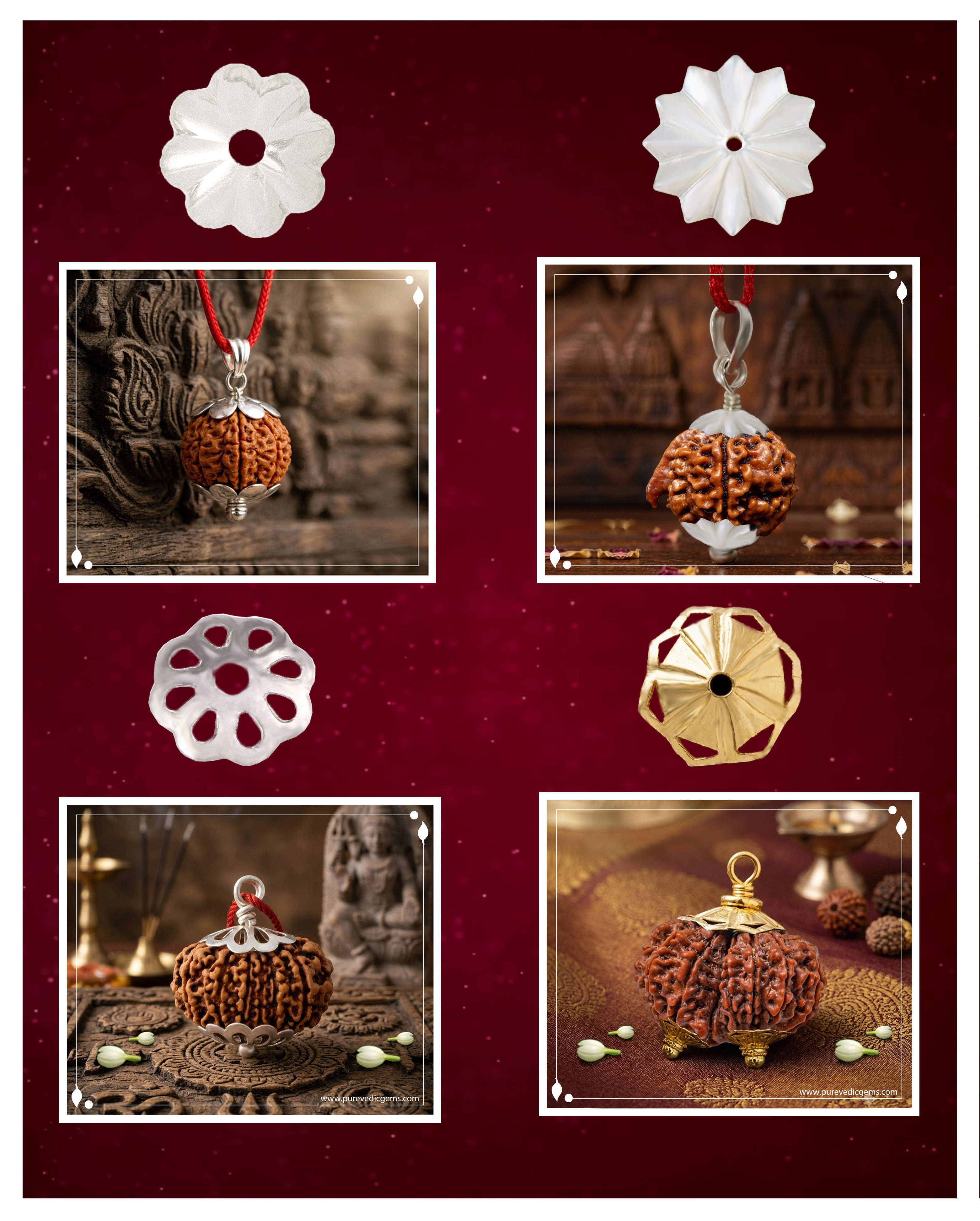 Rudraksha - 2 to 17 Mukhi, Ganesh & Gauri Shankar