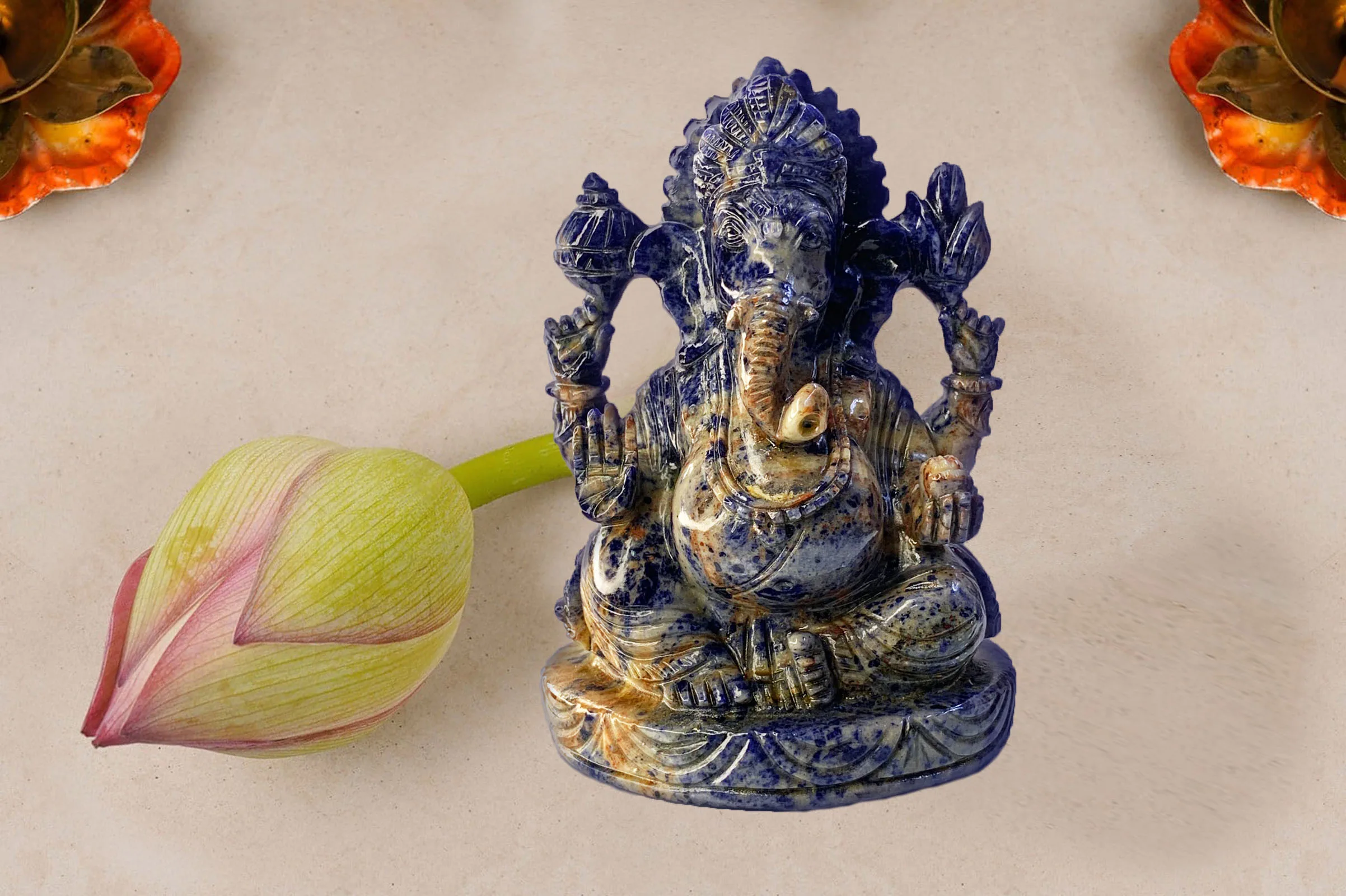 Blue Sodalite Ganesha