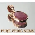 Ruby copper pendent view 4