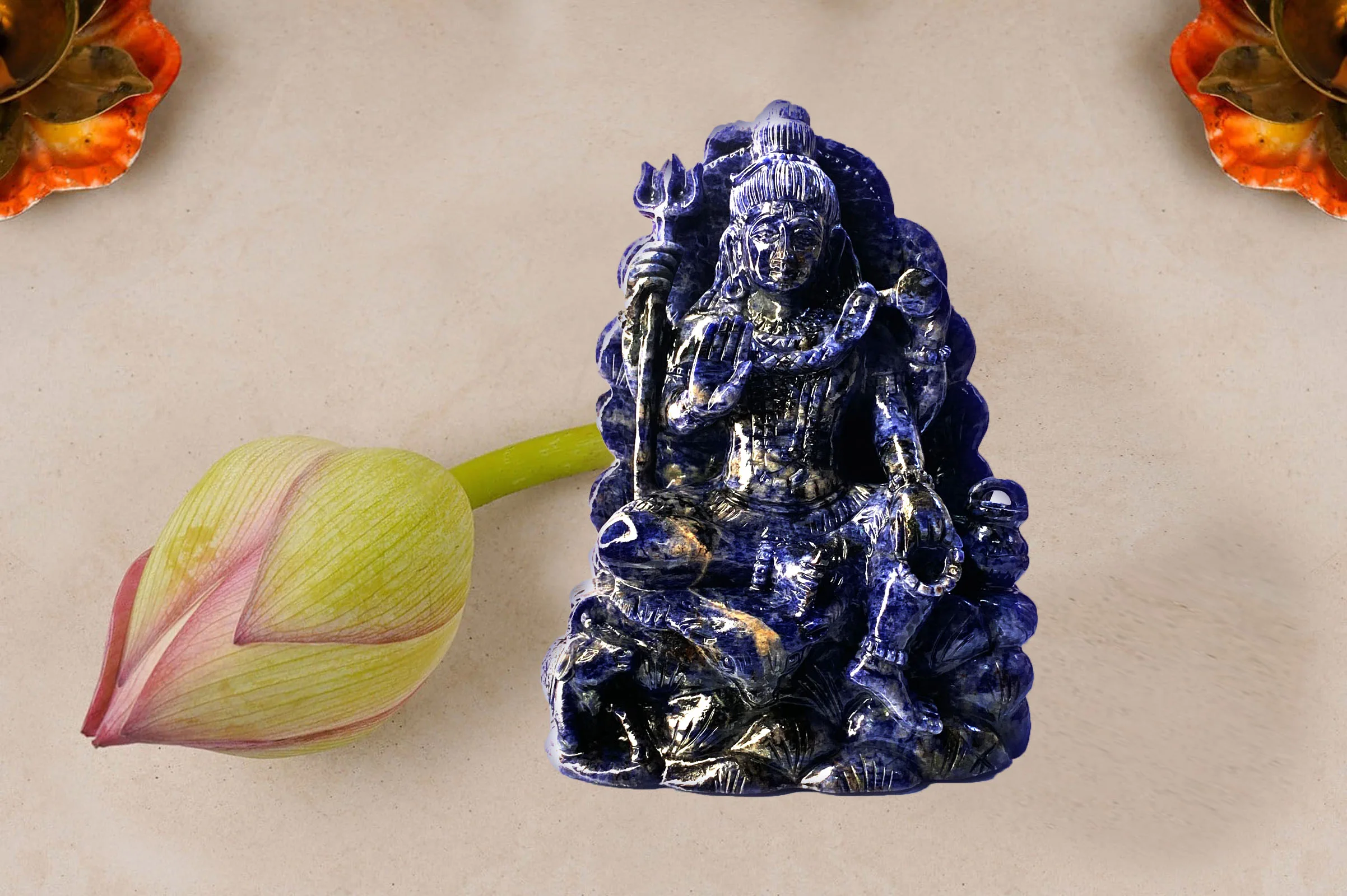 Blue Sodalite Shiv Ji