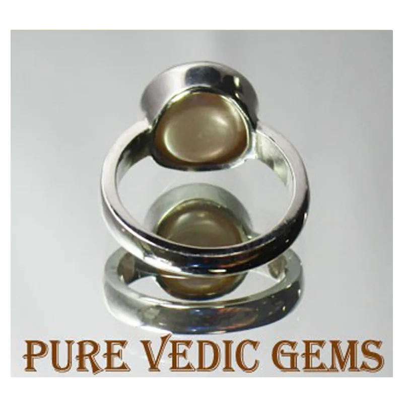 fresh water pearl silver ring view 2