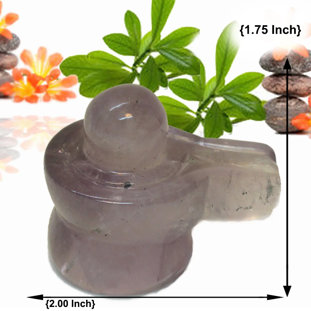 Amethyst Shiva Lingam view 2
