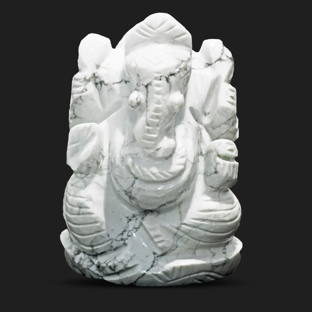 Howlite Ganesha