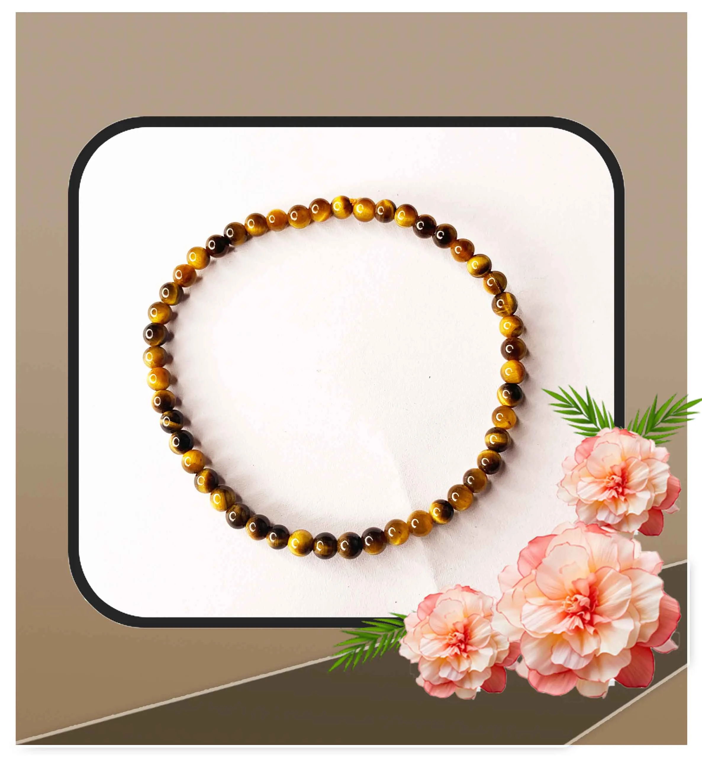 Tiger Eye Bracelet 4MM