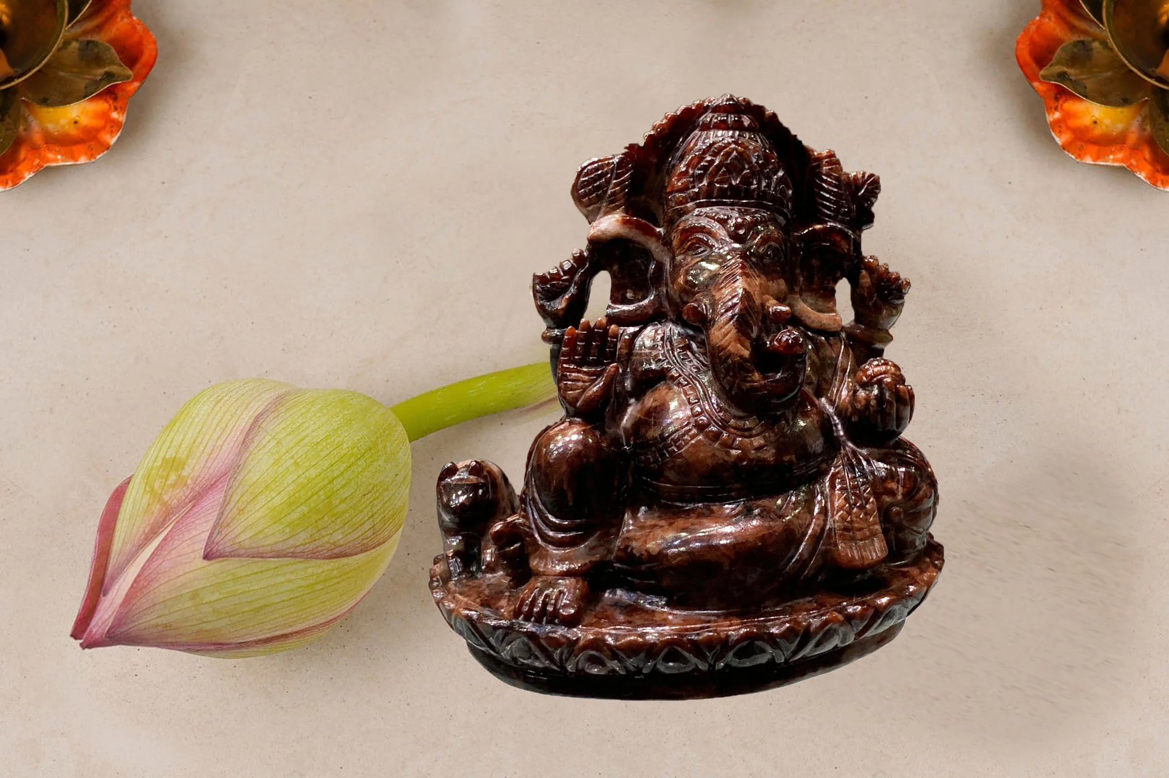 Hessonite Ganesha