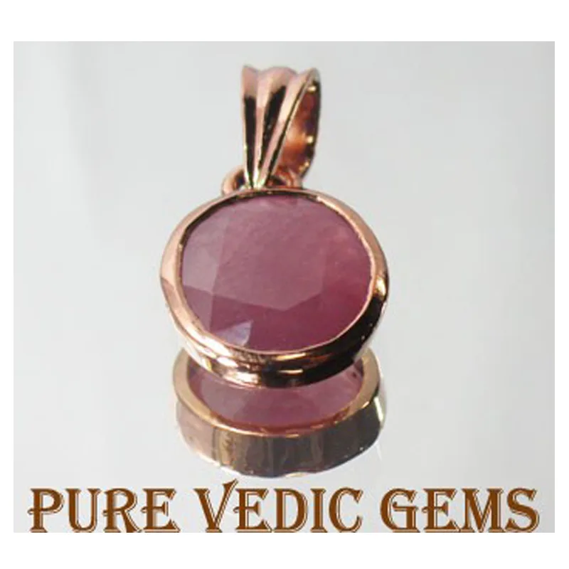Ruby copper pendent view 3