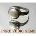 fresh water pearl silver ring view 3