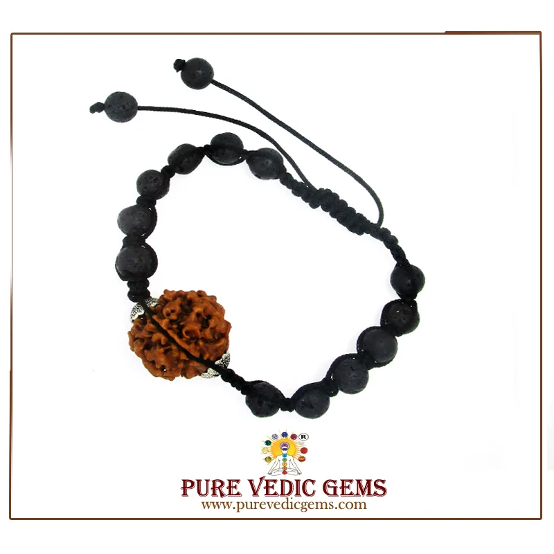 5Mukhi Rudraksha Bracelet (15.623gm) view 2