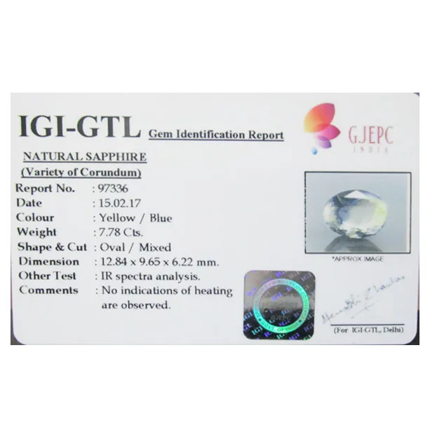 Pitambari 7.78ct. view 2
