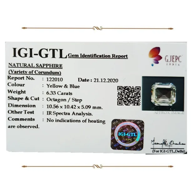 Pitambari 6.33ct. view 3