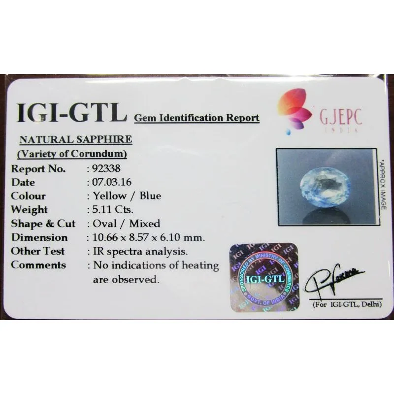 Pitambari 5.11ct. view 2