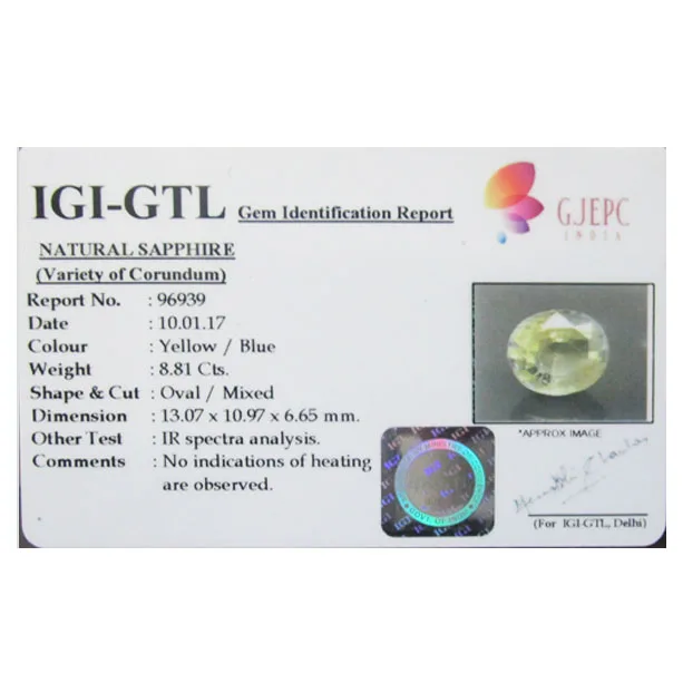 Pitambari 8.81ct. view 2
