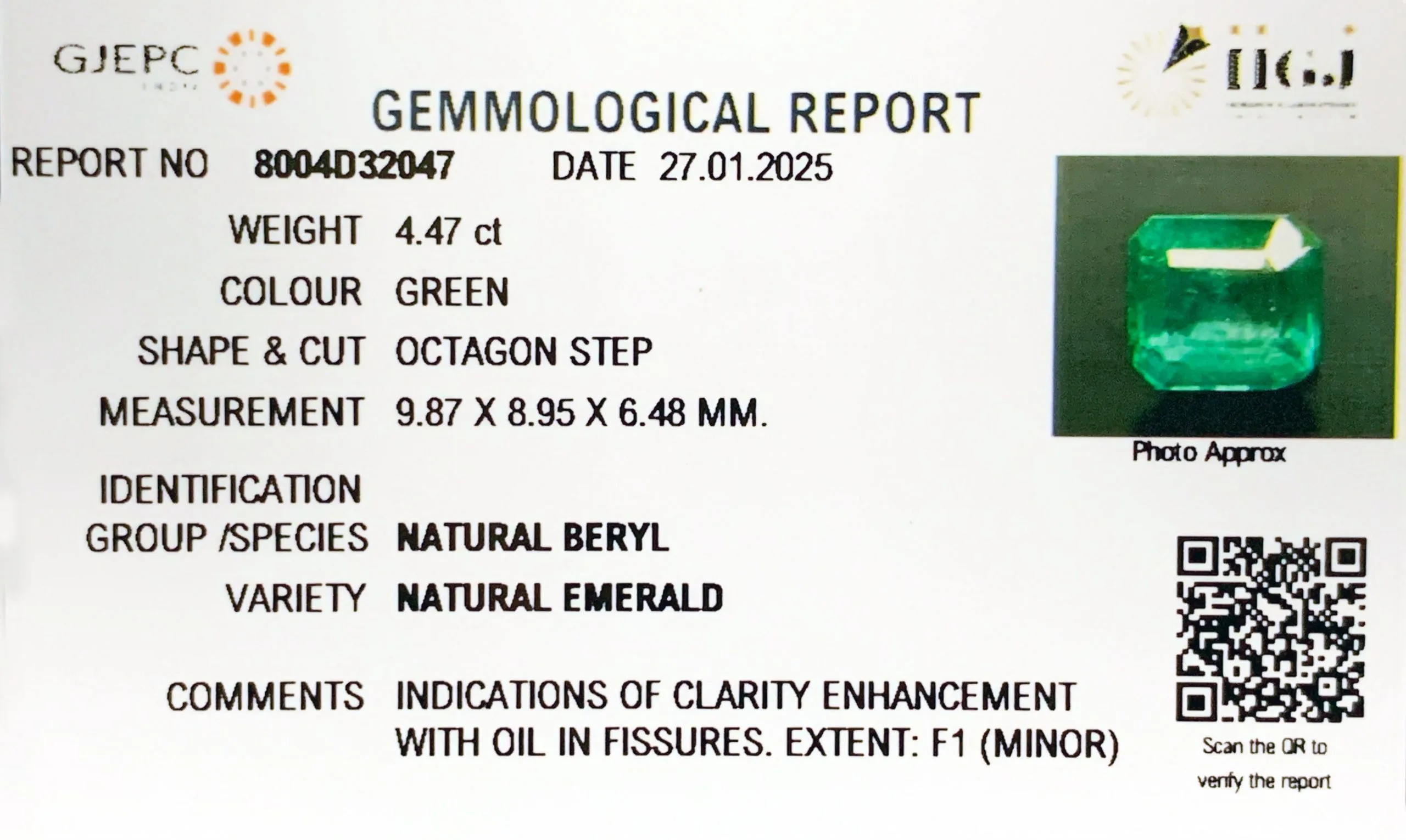 Emerald 4.47ct. (Luxury) view 2