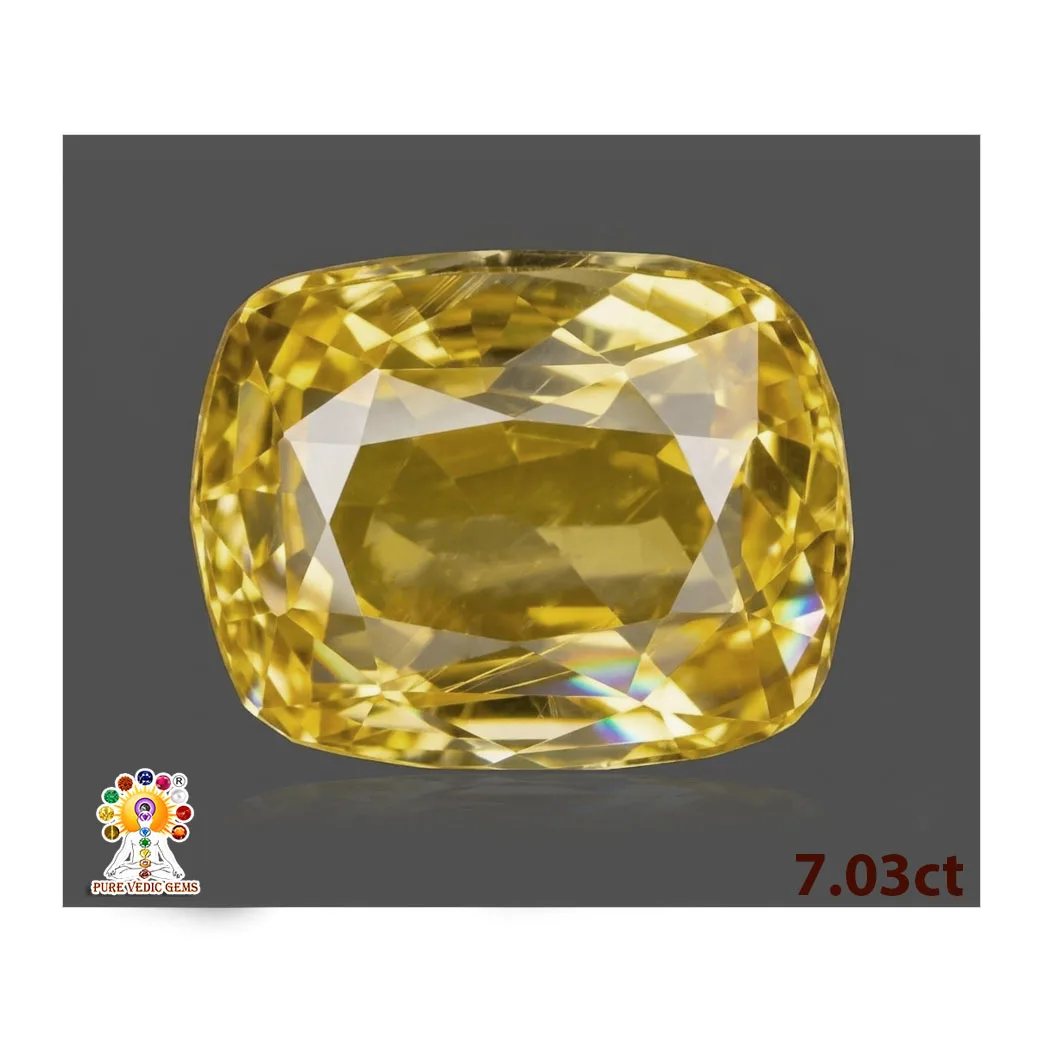 Yellow Sapphire 7.03ct.On-Demand — image 1