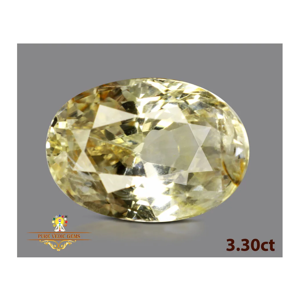 Yellow Sapphire 3.30ct. (Luxury) view 3