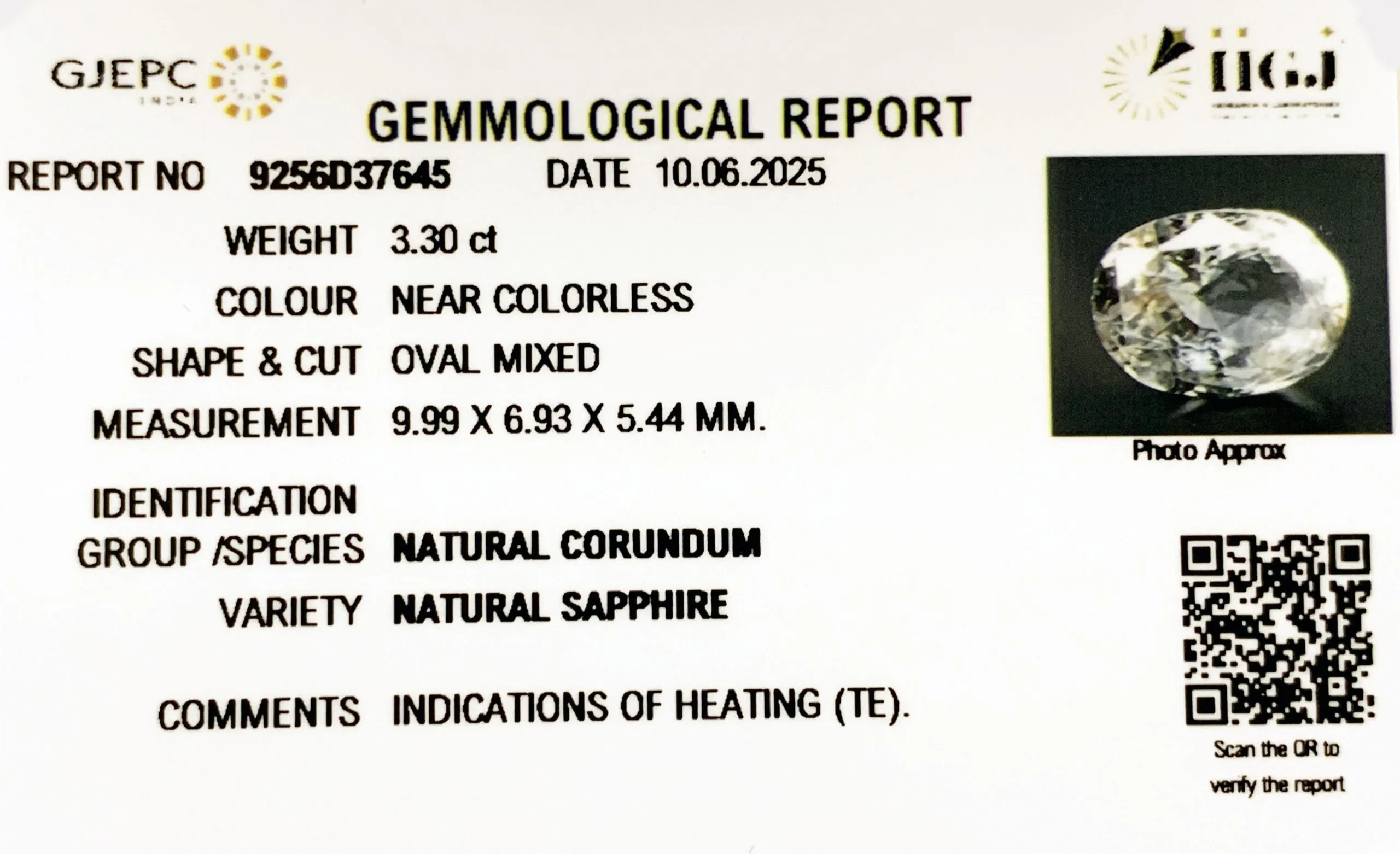 Yellow Sapphire 3.30ct. (Luxury) view 2