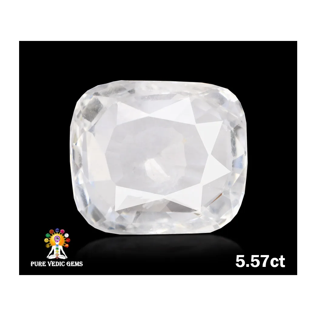White Sapphire 5.57ct. (Luxury) — image 1