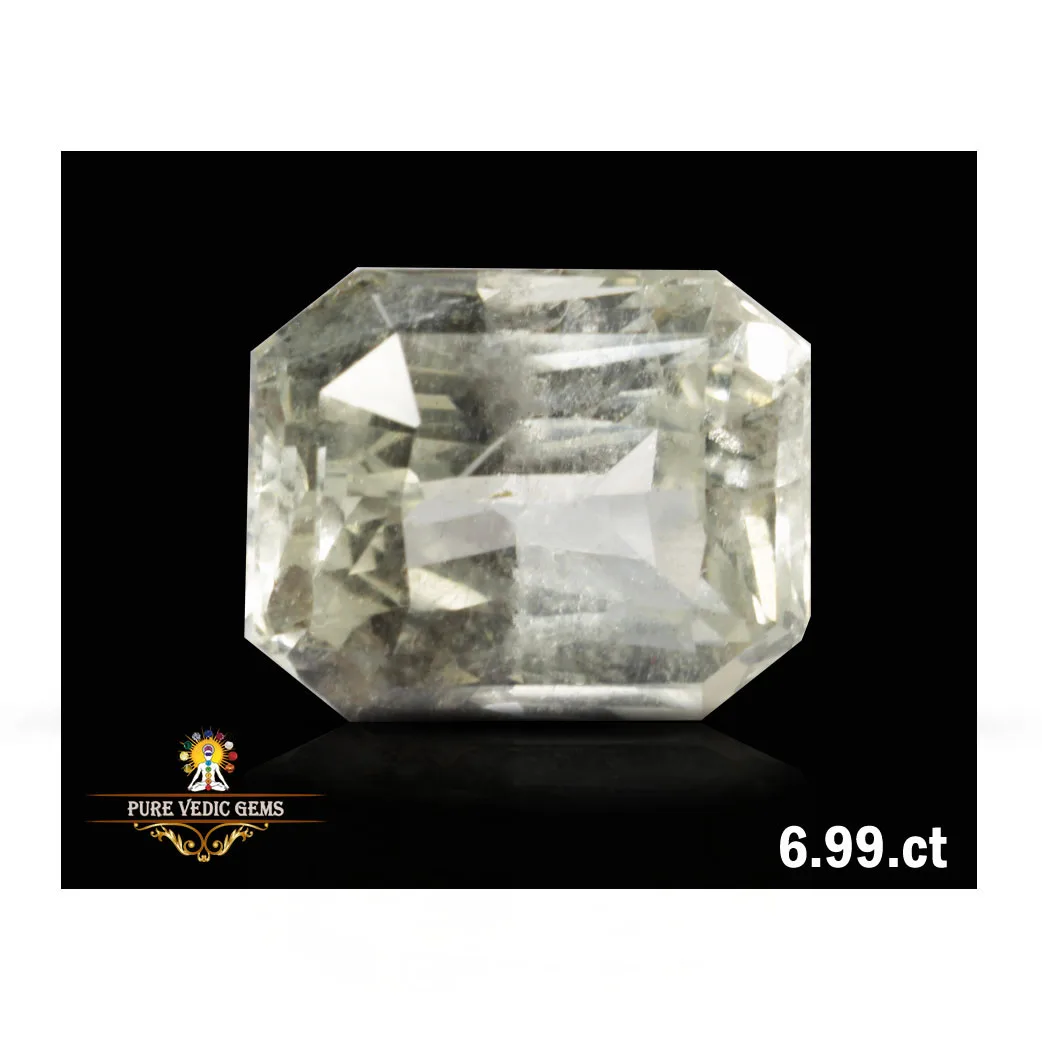 White Sapphire 6.99ct. (Super Luxury) — image 1