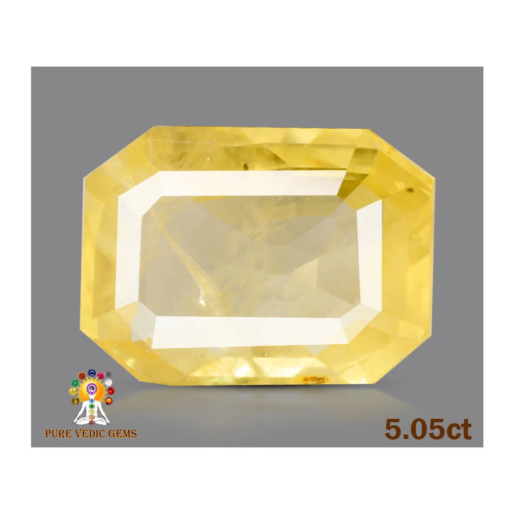 Yellow Sapphire 5.05ct. (Luxury) — image 1