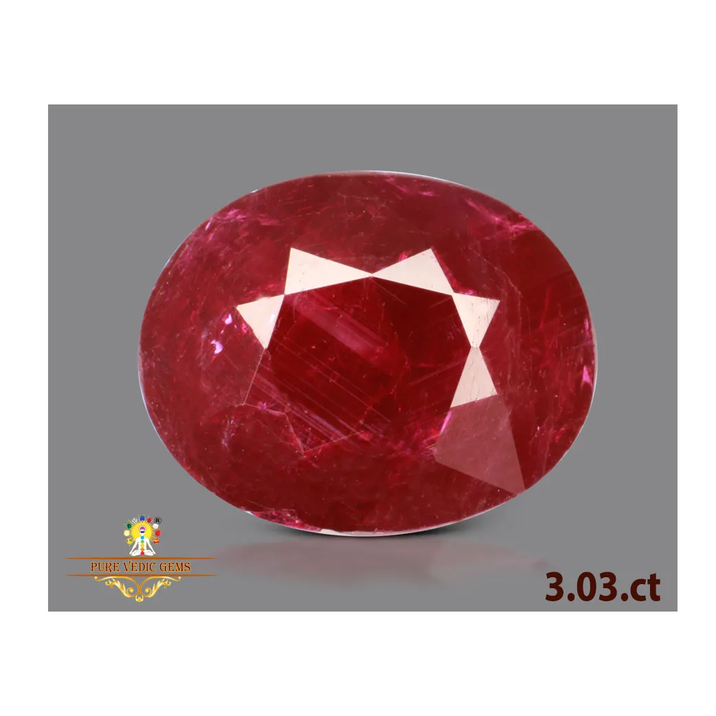African Ruby 3.03ct. (Super Premium) view 2
