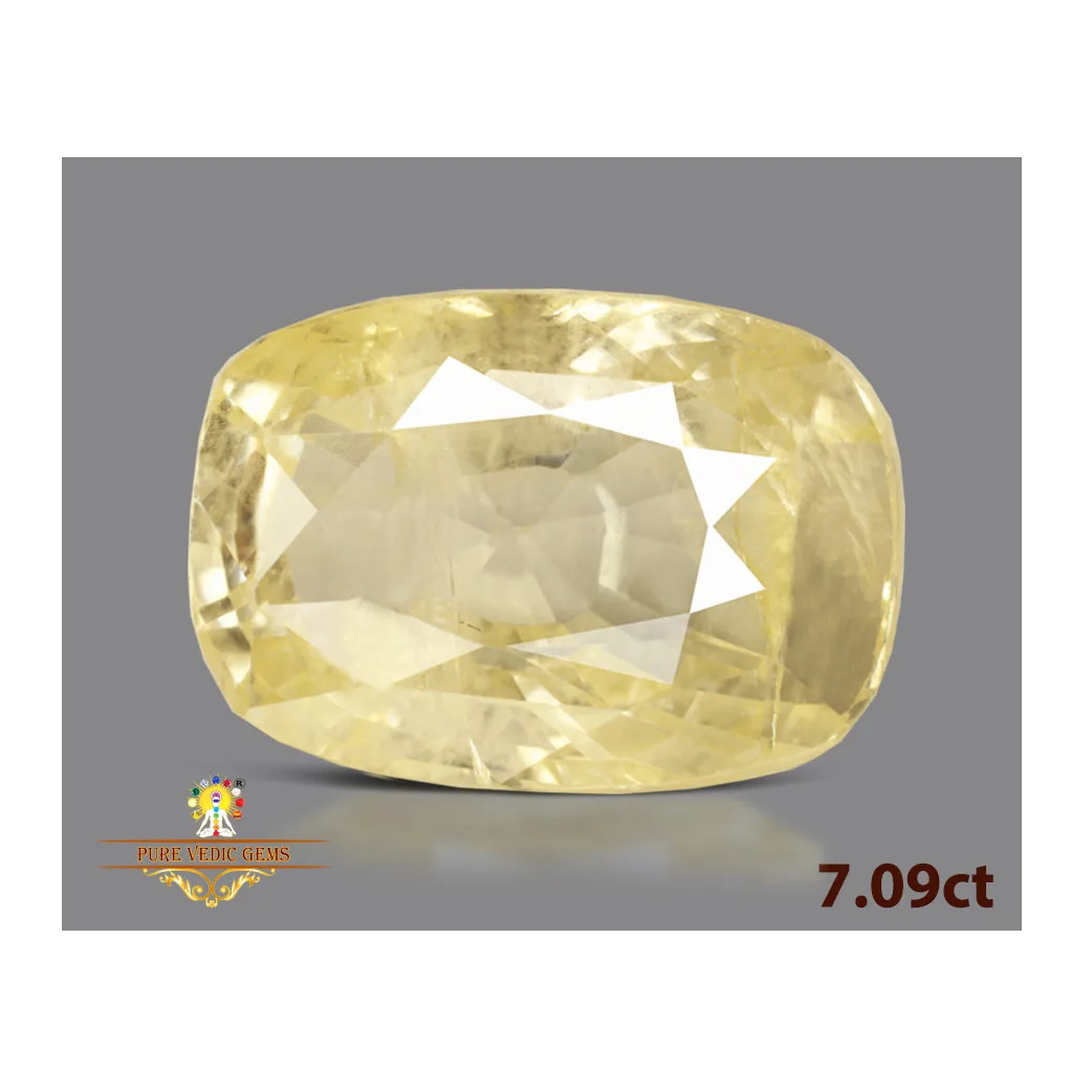 Yellow Sapphire 7.09 ct.