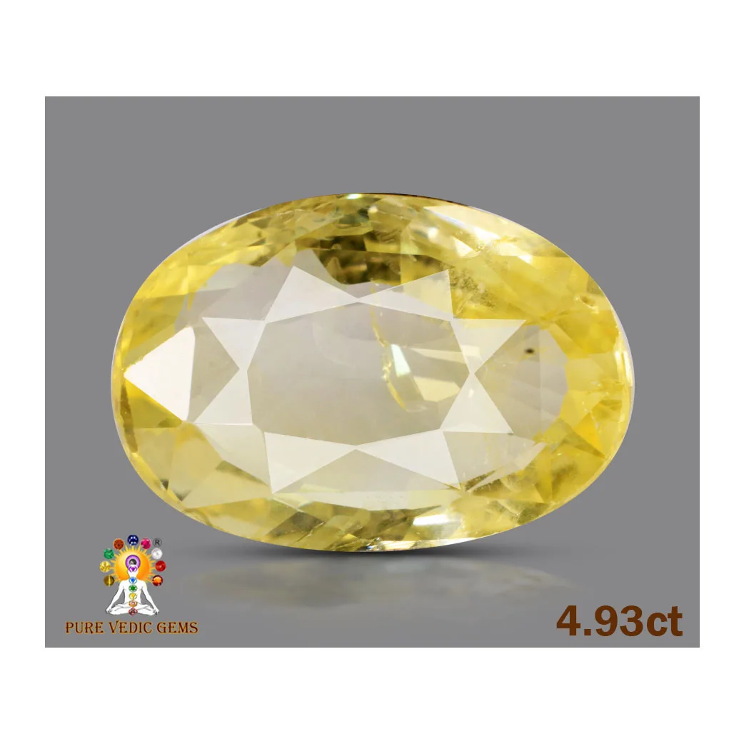 Yellow Sapphire 4.93ct. (Super Luxury) — image 1