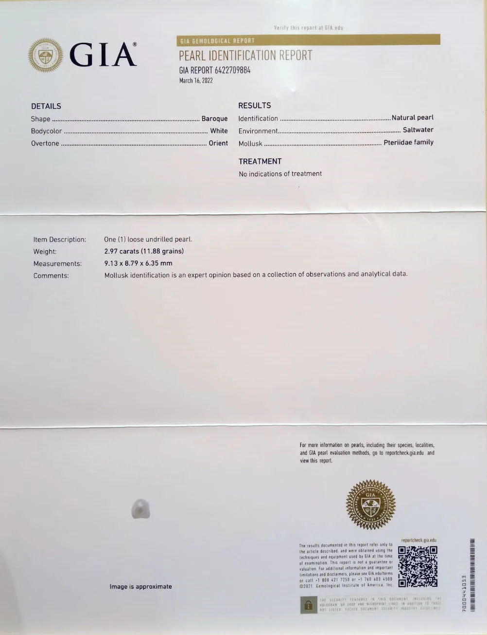 Basra Pearl 2.97ct.On-Demand view 2