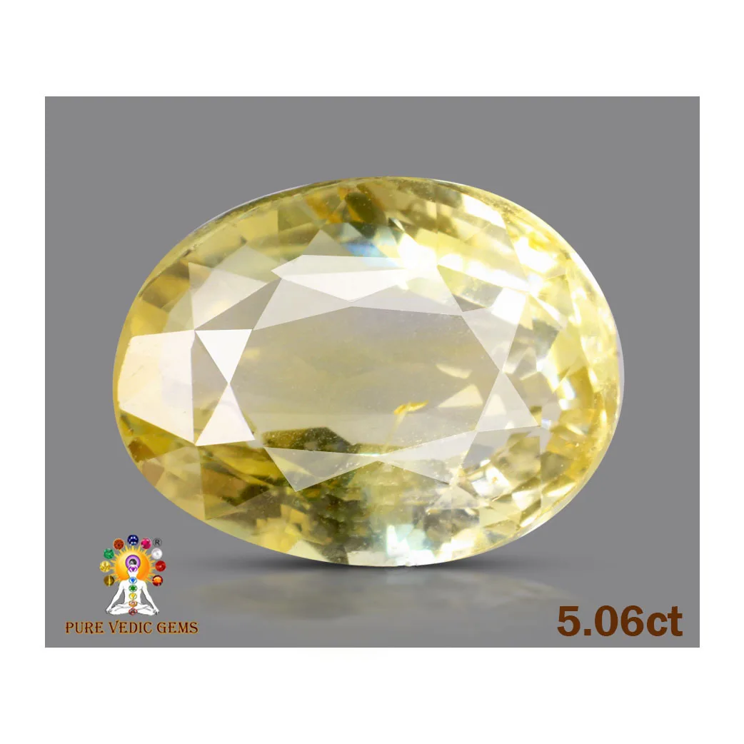Yellow Sapphire 5.06ct. (Super Luxury) — image 1