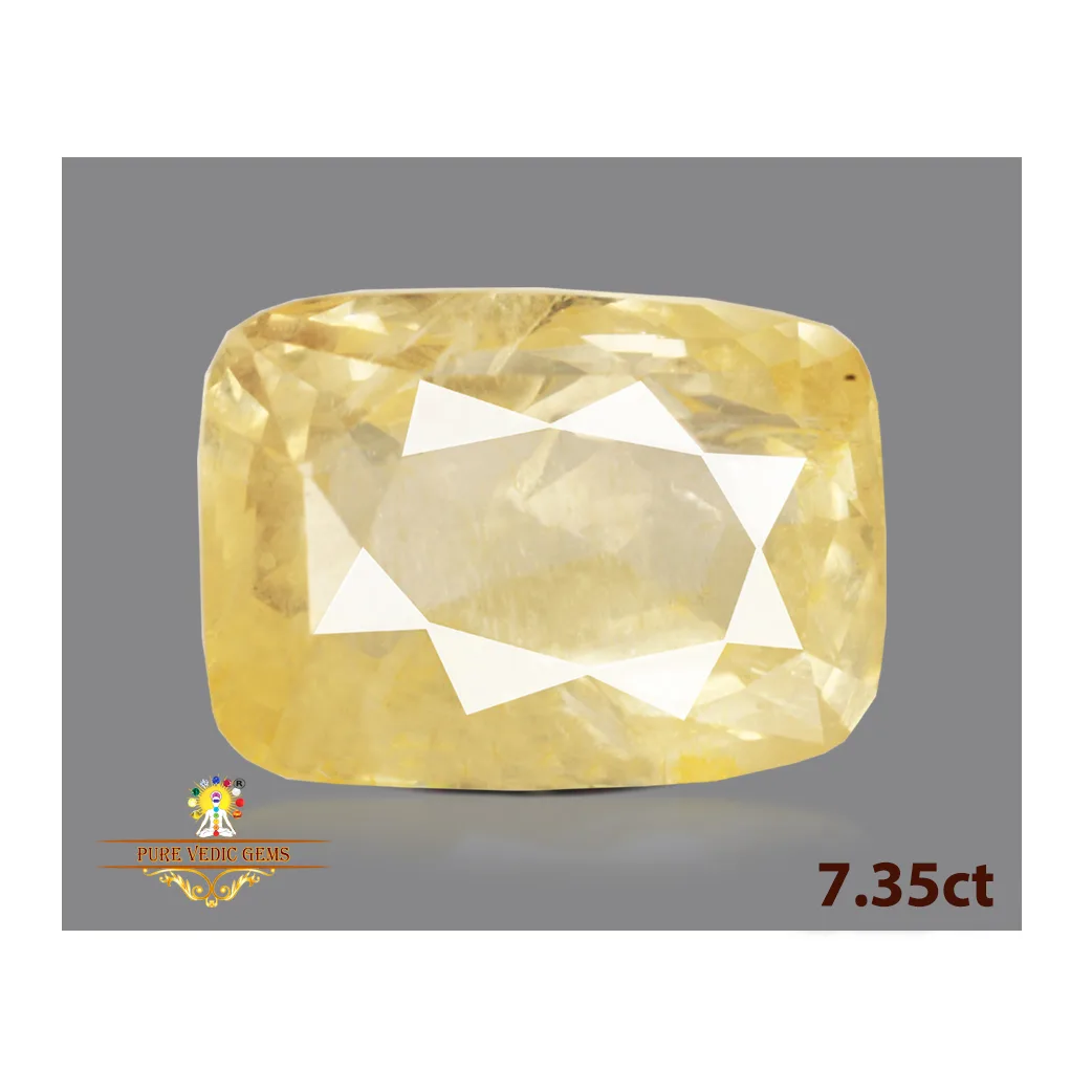 Yellow Sapphire 7.35ct. (Super Premium) — image 1