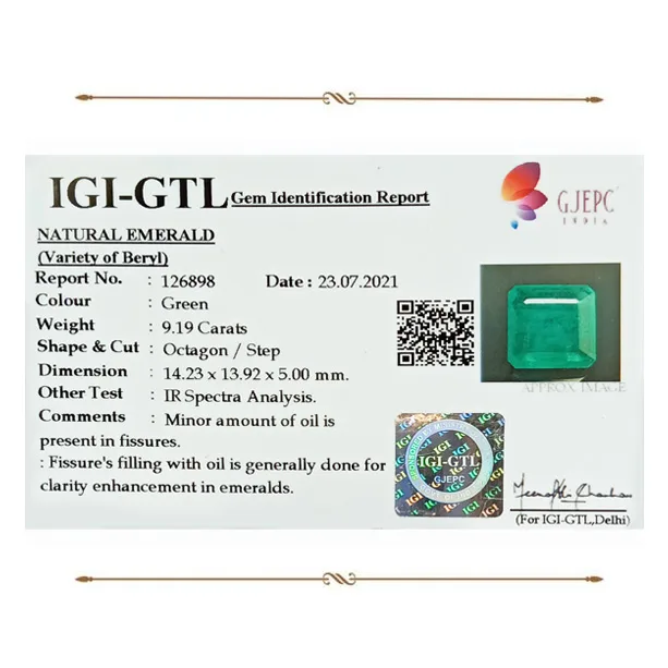 Emerald 9.19ct. (Luxury) view 2