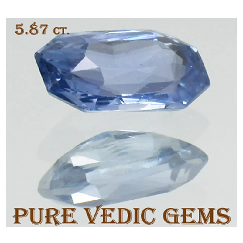 Blue Sapphire 5.88ct On-Demand view 3