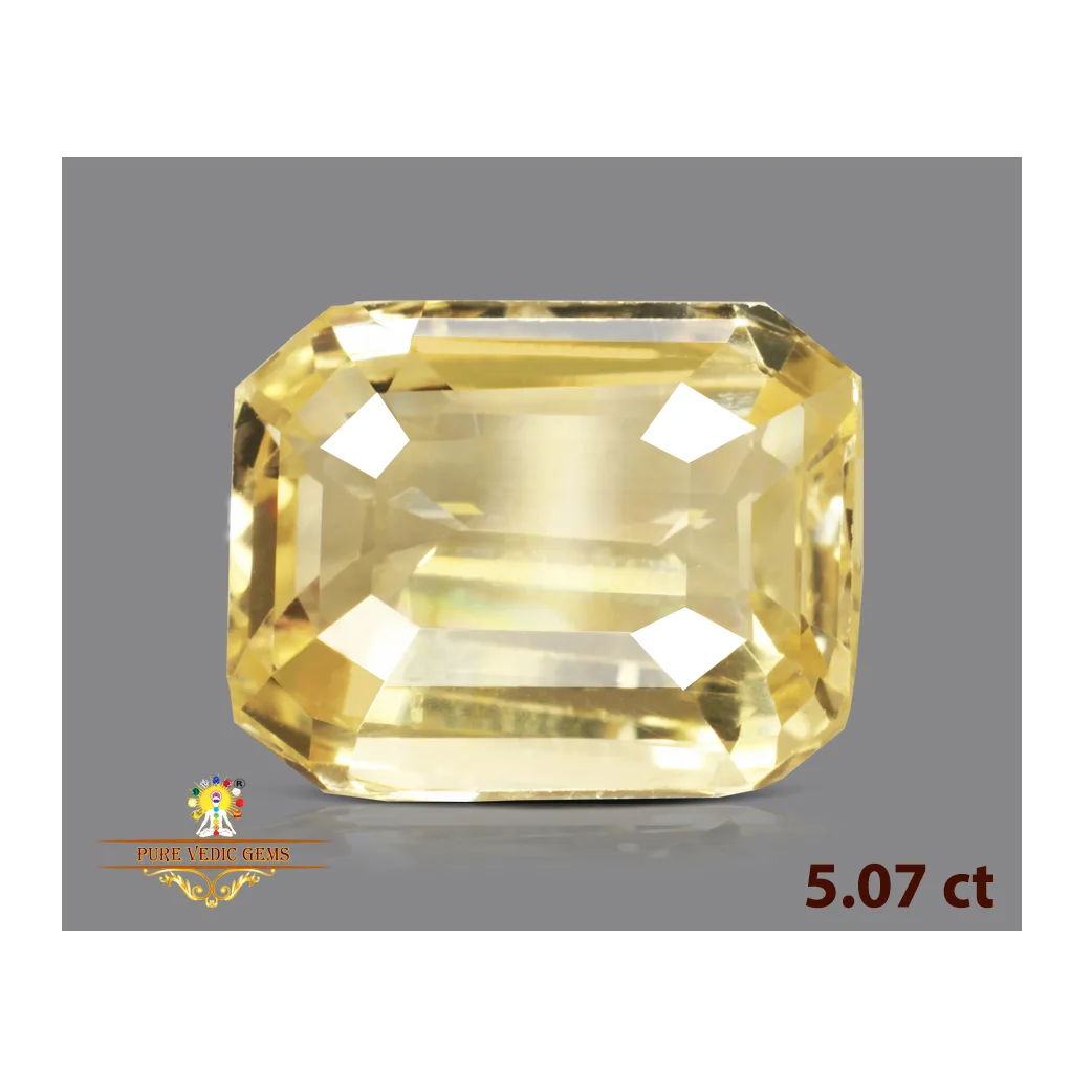 Yellow Sapphire 5.08ct On-Demand view 2