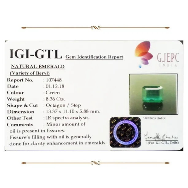 Emerald 8.36ct.On-Demand view 2