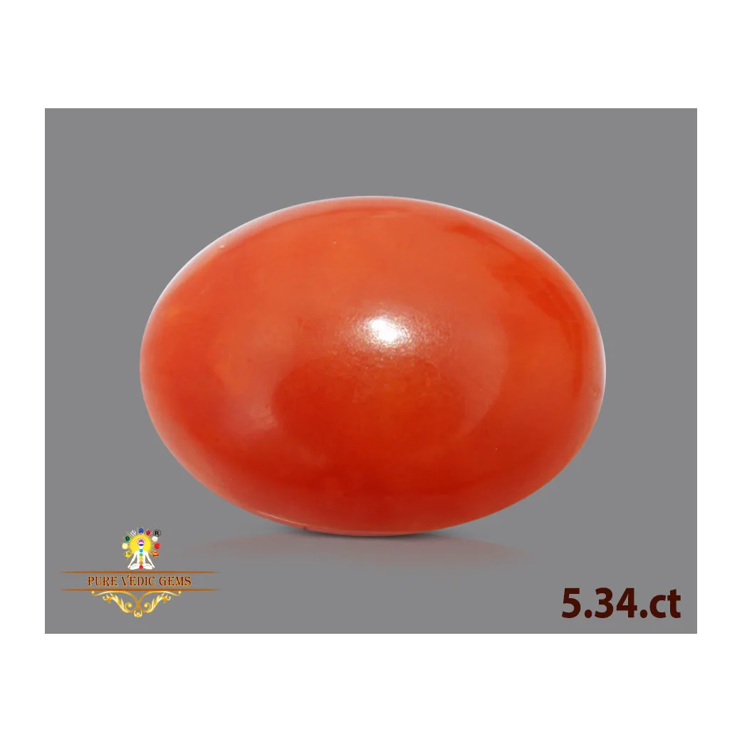 Japanese Red Coral 5.35ct-On Demand view 2