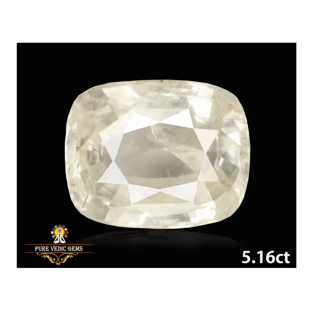 White Sapphire 5.16ct. (Luxury) — image 1