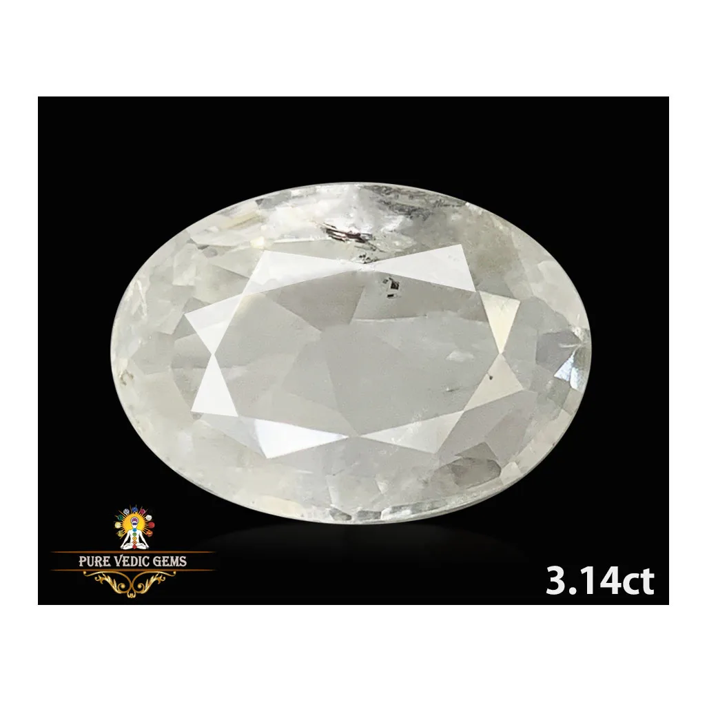 White Sapphire 3.14ct. (Premium) — image 1