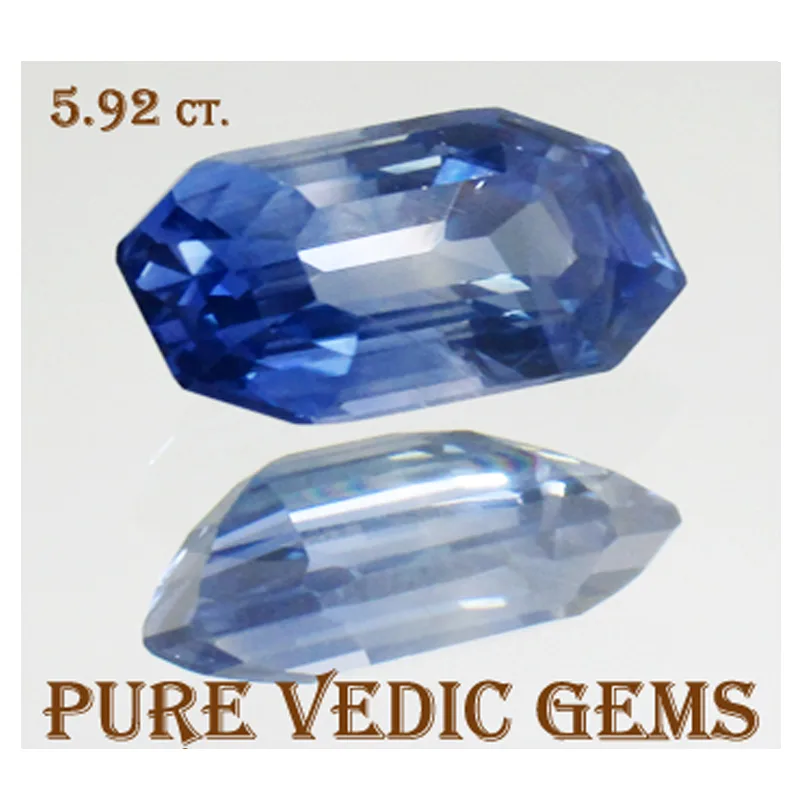 Blue Sapphire 5.92ct.On-Demand view 2