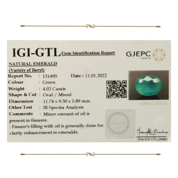 Emerald 4.02ct. (Premium) view 2