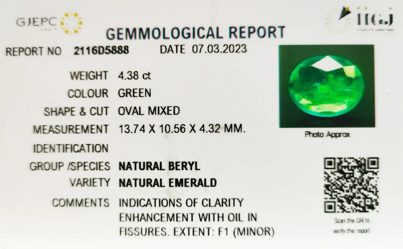 Emerald 4.38ct. (Luxury) view 2