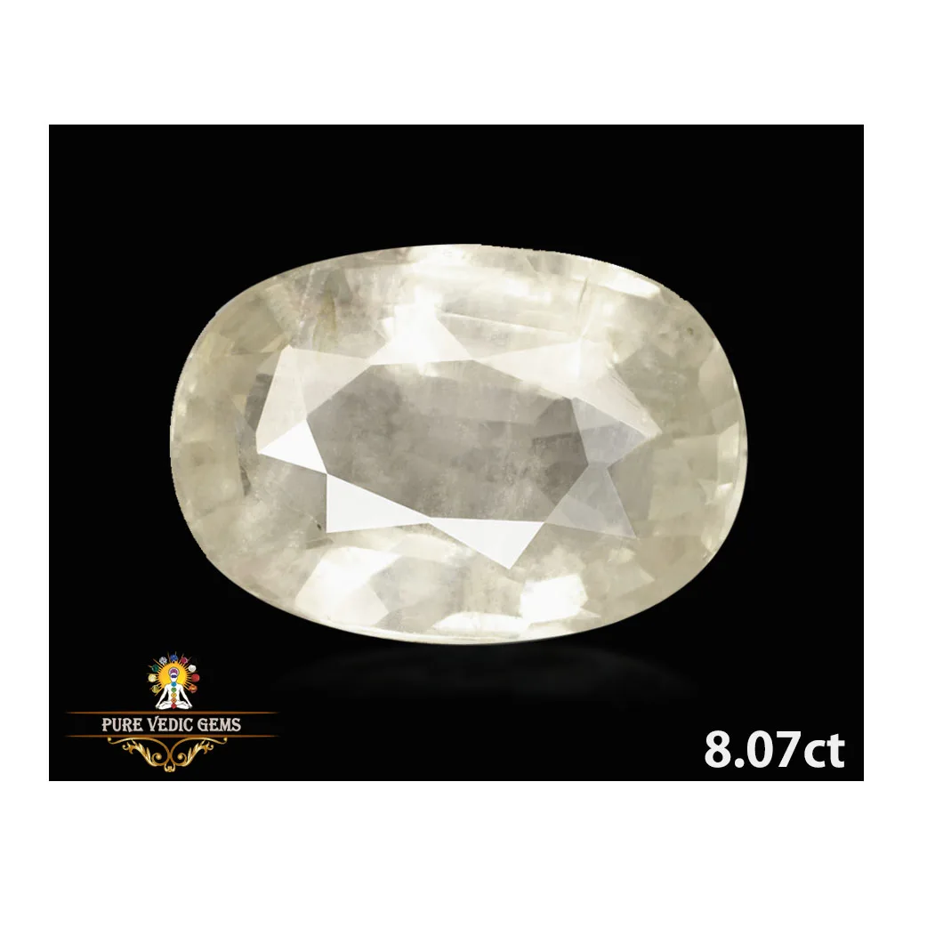White Sapphire 8.07ct.