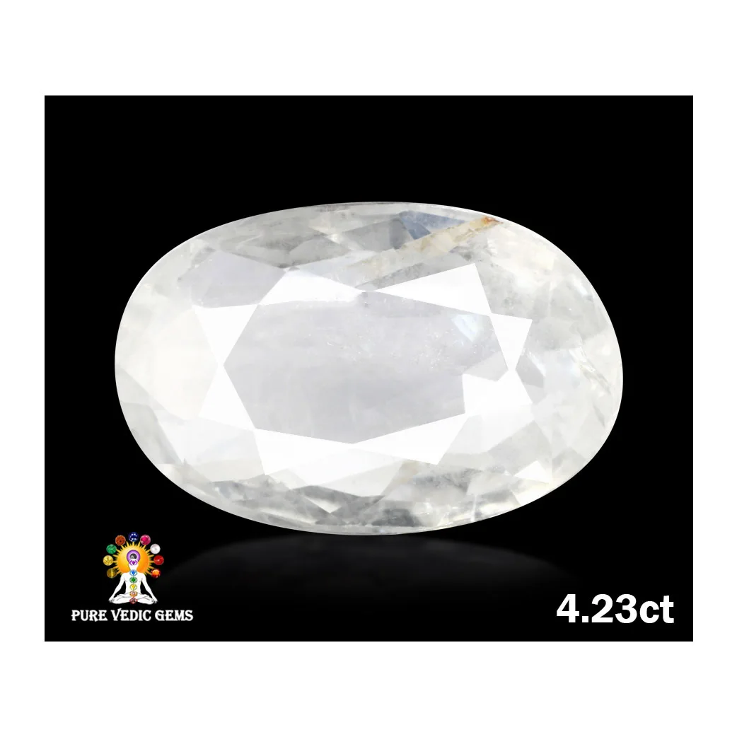 White Sapphire 4.23ct. (Premium) — image 1