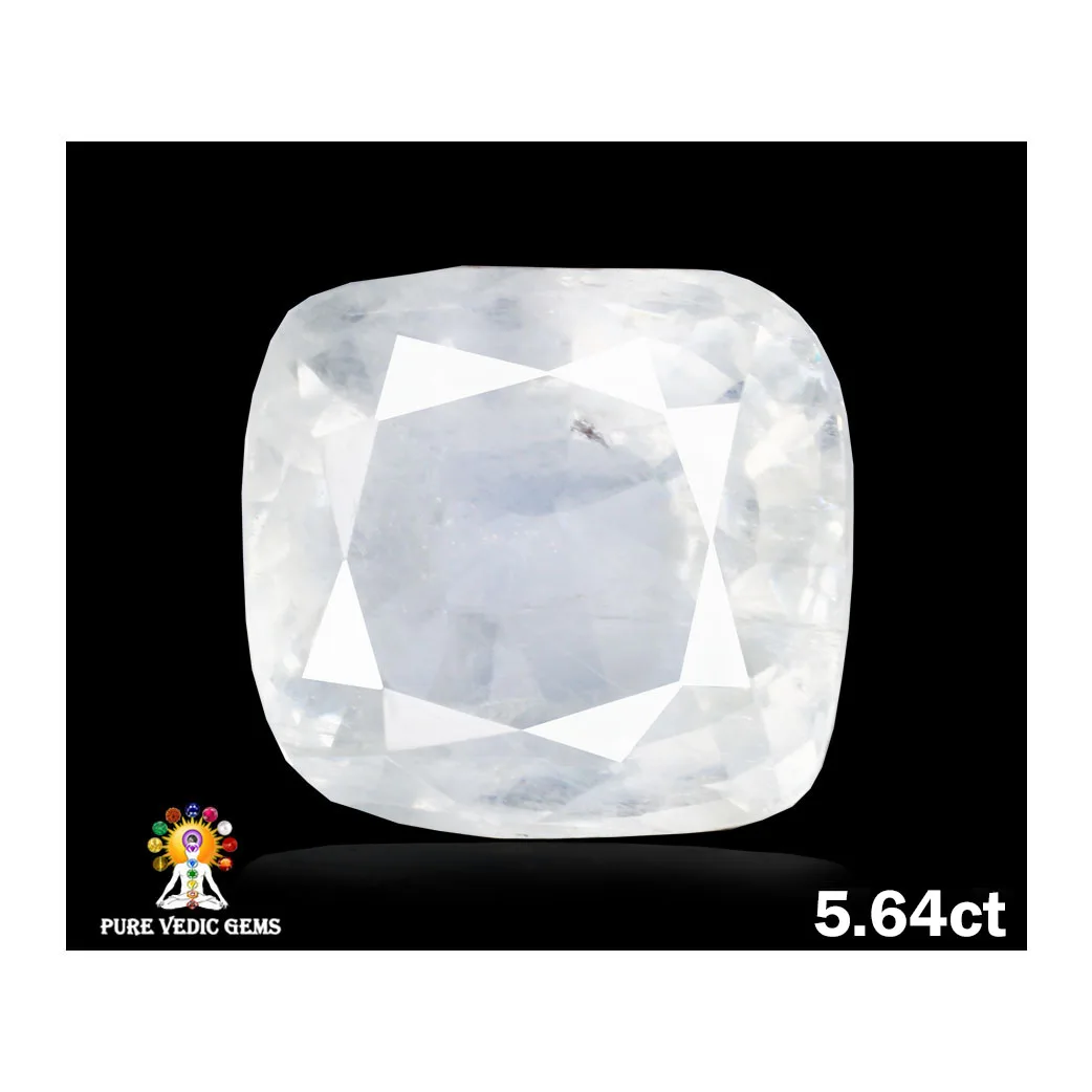 White Sapphire 5.64ct.