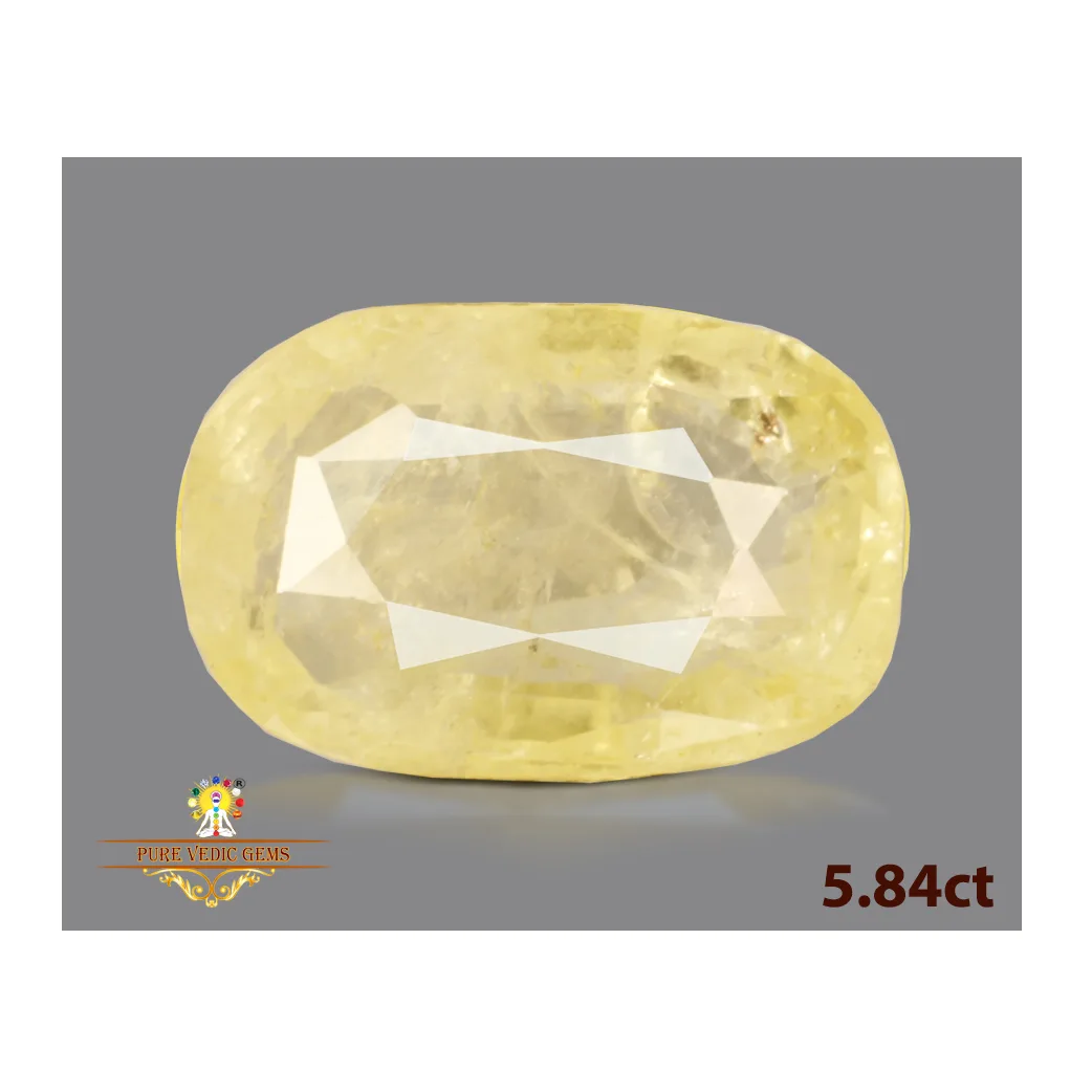 Yellow Sapphire 5.84ct. (Super Premium) — image 1