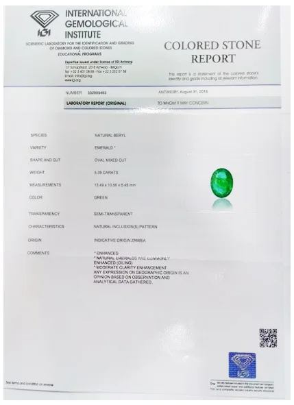 Emerald 5.39ct On-Demand view 2