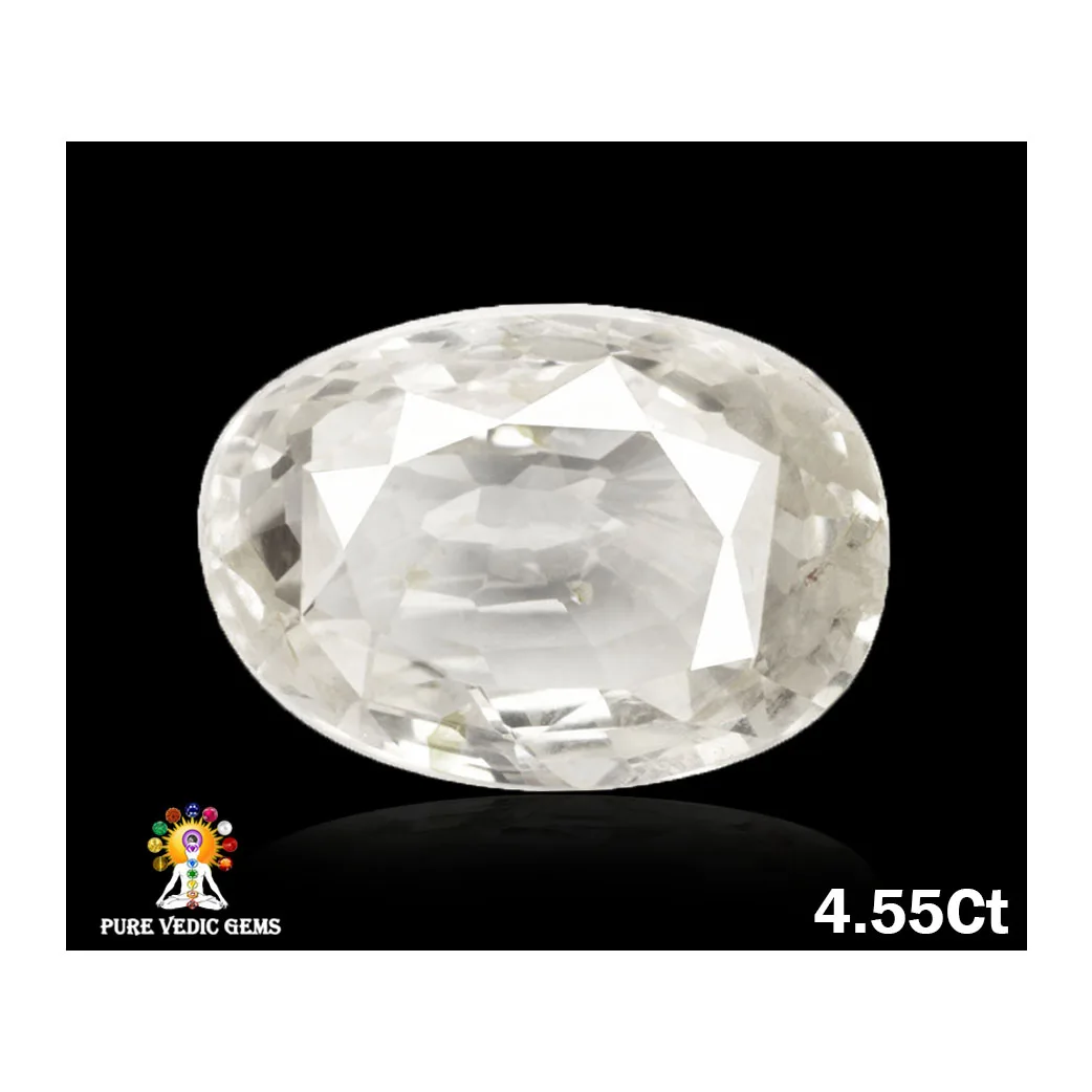 White Sapphire 4.55ct.