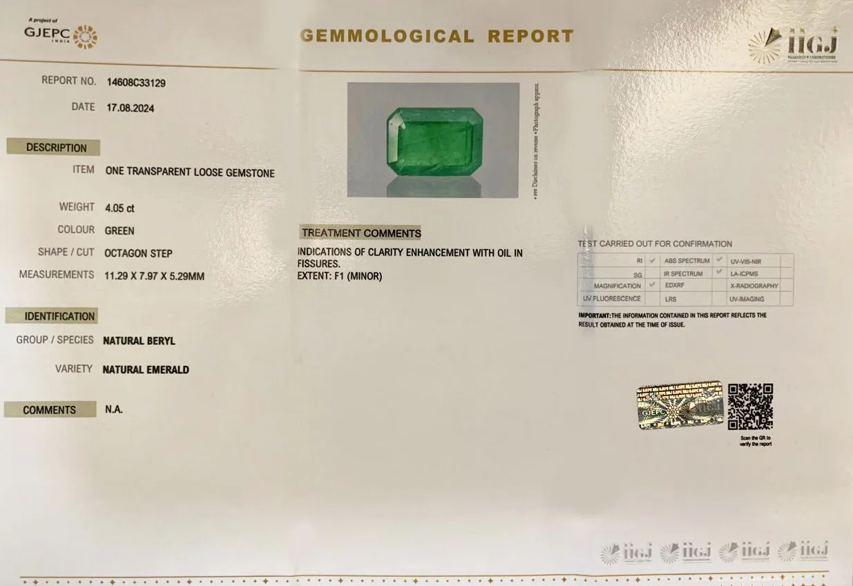 Emerald 4.05ct. (Luxury) view 2