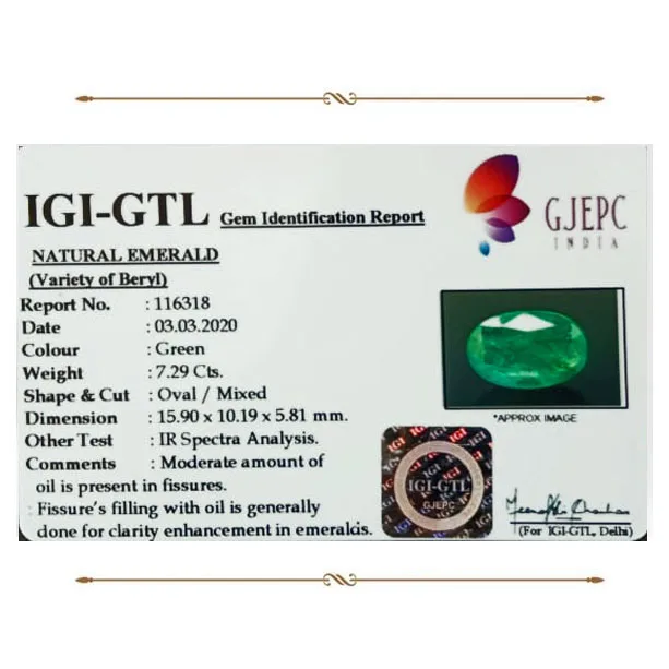 Emerald 7.29ct. (Luxury) view 2