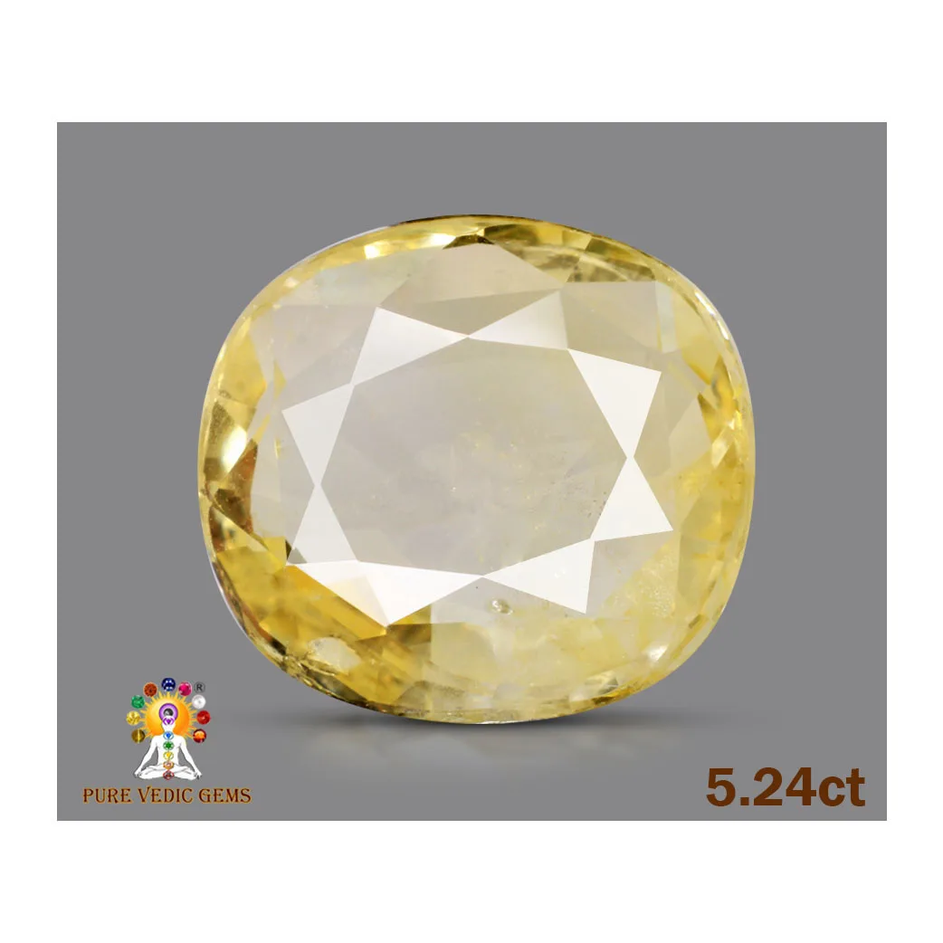 Yellow Sapphire 5.24ct. (Super Luxury) — image 1