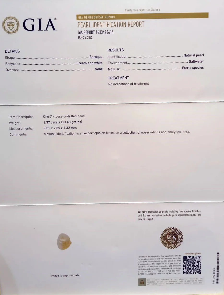 Basra Pearl 3.37ct.On-Demand view 2