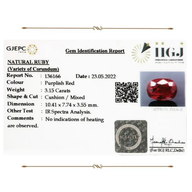 African Ruby 3.15ct On-Demand view 2